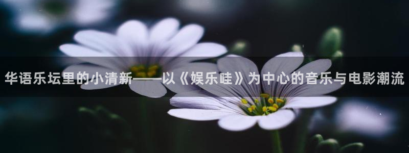 开心彩体育免费注册入口：华语乐坛里的小清新——以《娱乐哇》为中心的音乐与电影潮流