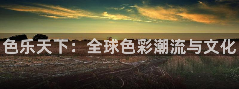 开心彩集团官网：色乐天下：全球色彩潮流与文化