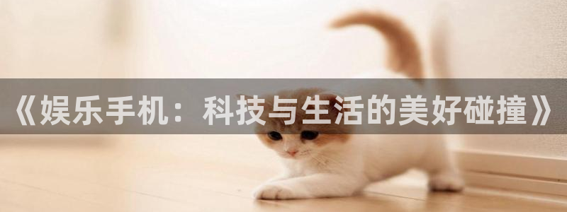 德国开心彩集团：《娱乐手机：科技与生活的美好碰撞》